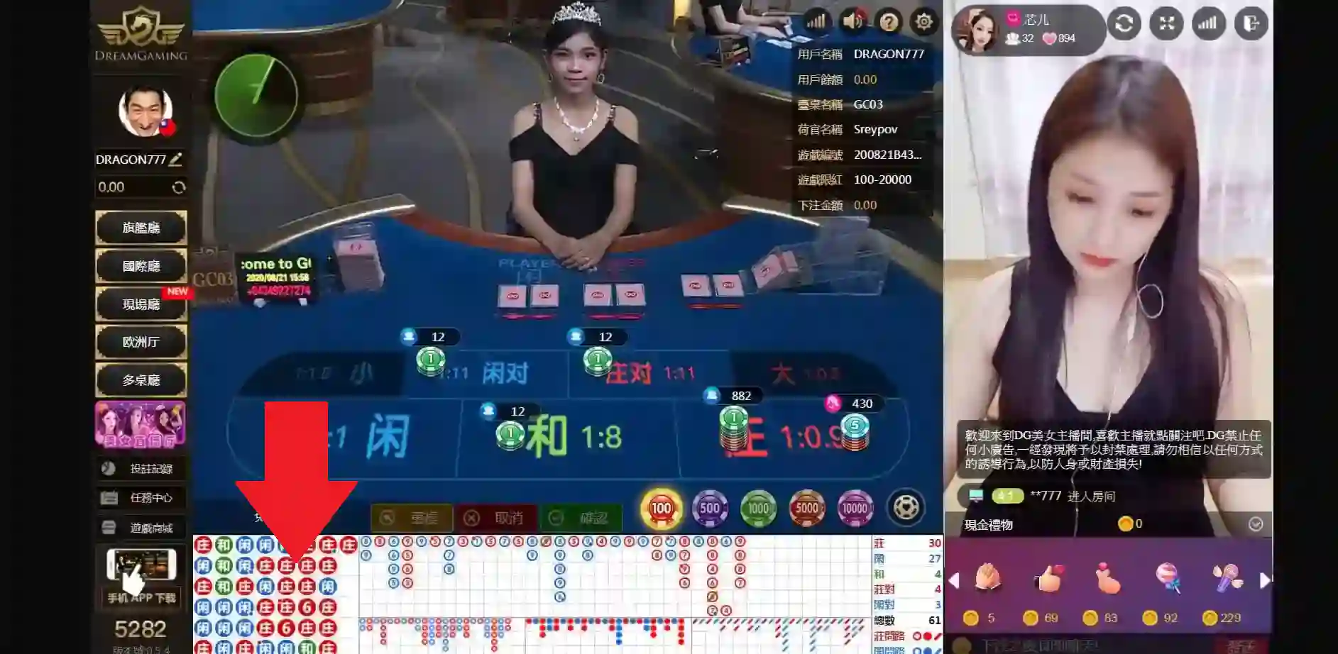 DG百家樂